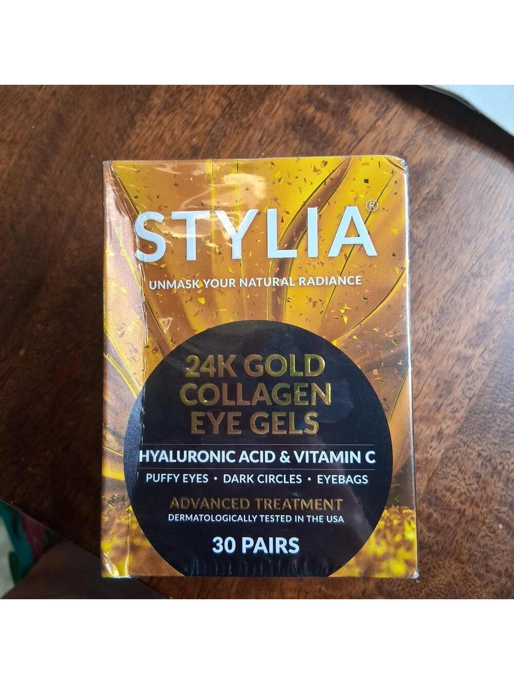 stylia hyaluronic eye pads skincare